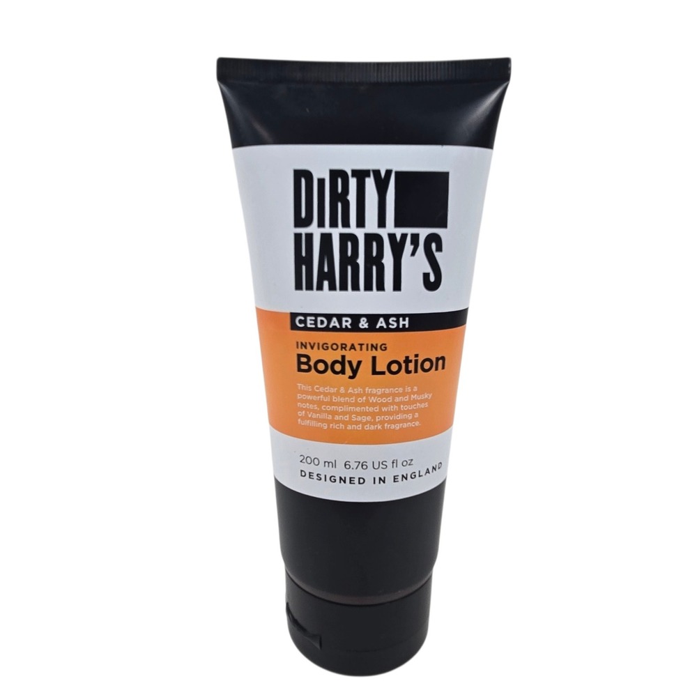 Dirty Harry's Cedar and Ash Body Lotion Skincare 6.76 oz Sealed Discontinued NOS